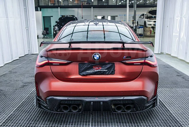 картинка Задний диффузор v1 BMW G80 G82 G83 M3 M4 магазин  StreetTuning 