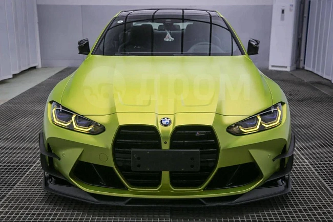 картинка Сплиттер (губа) на передний бампер для BMW G80 G82 G83 M3 M4 магазин  StreetTuning 