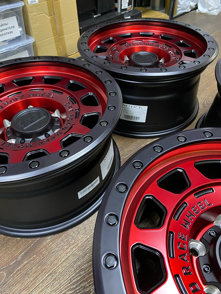 картинка Новые диски Black Rhino 1206 - R17 j8.5 ET0 6x139.7 red/black от магазина  StreetTuning