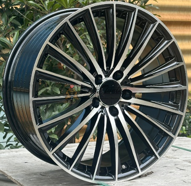 картинка Диски  AMG FBX149 R21 J10 ET45 5X112 black + polished магазин  StreetTuning 
