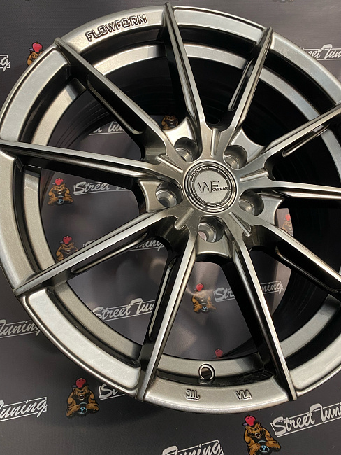 картинка Новые диски WF Germany R16 J7 ET35 5X100, Hyper Black магазин  StreetTuning 