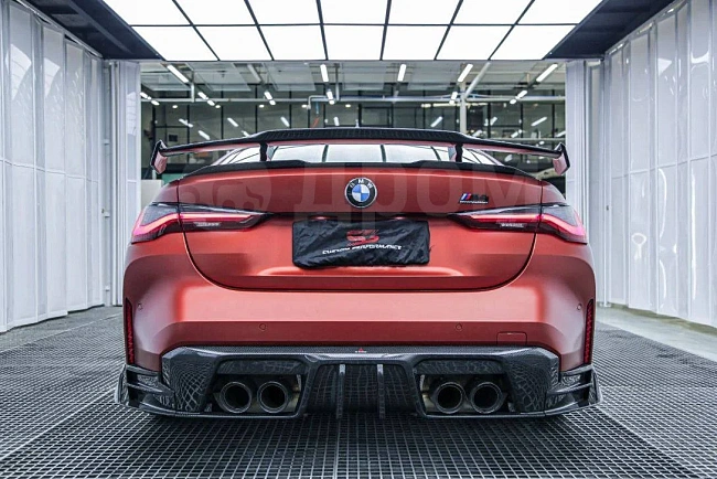 картинка Задний диффузор v1 BMW G80 G82 G83 M3 M4 магазин  StreetTuning 
