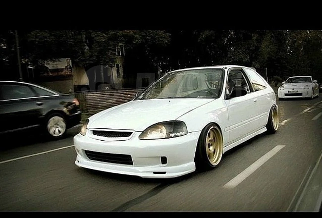 картинка Накладки на бампера Mugen+Type R для Honda Civic магазин  StreetTuning 