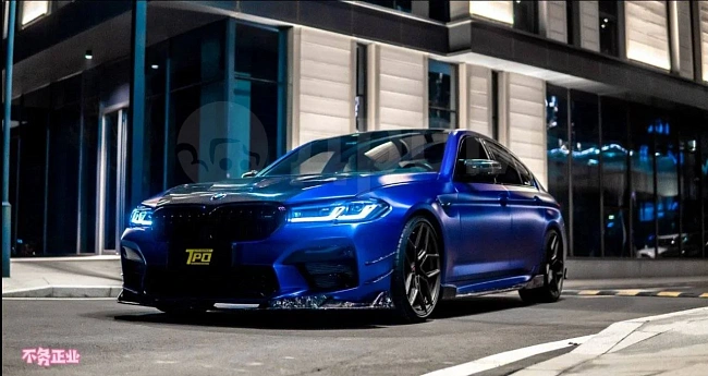 картинка Сплиттера накладки на пороги для BMW M5 F90 G30 540i M550i магазин  StreetTuning 