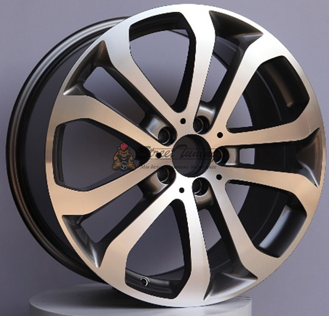 картинка Диски  Mercedes-Benz W/X166 R19 J8,5 ET59 5X112 black+polished магазин  StreetTuning 