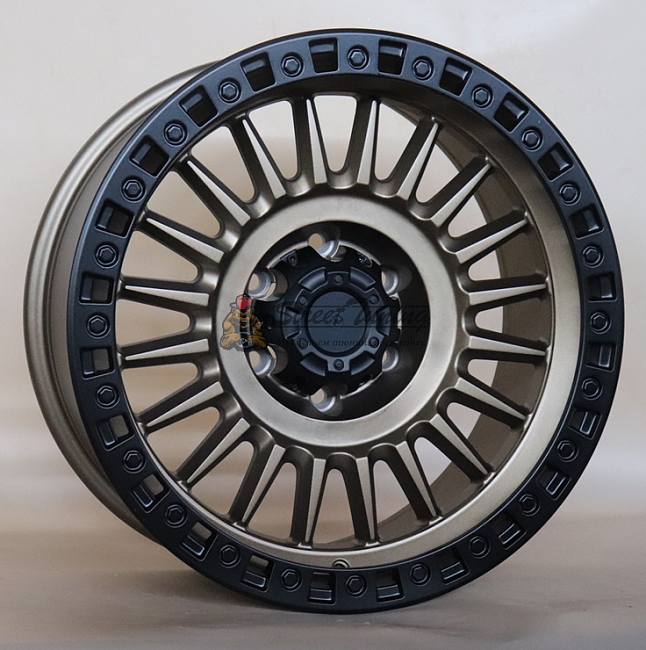 картинка Диски Anzoo JT222 R18 J9 ET0 6X139,7 bronze+black matt магазин  StreetTuning 