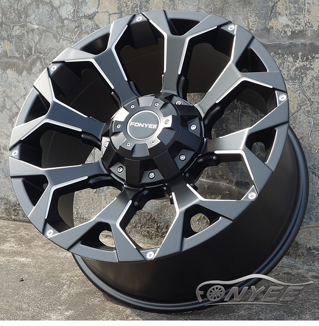 картинка Новые диски Fuel D547 R18 6x139,7-6x135 ET-10 J9 черный мат магазин  StreetTuning 