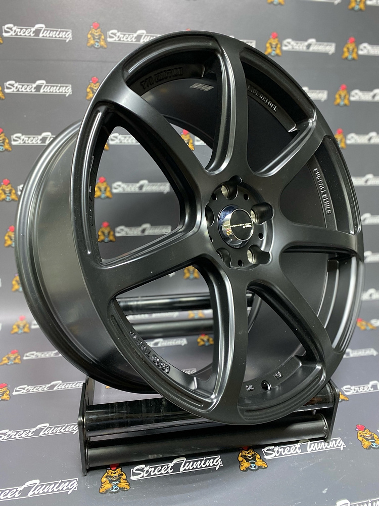 картинка Новые диски Work T7R R19 J8.5 ET38 5x112 Black Mat от магазина  StreetTuning