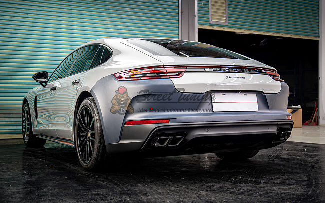 картинка Задний бампер 976 OE в сборе для рестайлинга Porsche Panamera 971 (2017–2023) магазин  StreetTuning 