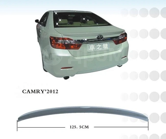 картинка Спойлер крышки багажника (лип-спойлер) Toyota Camry V50 2012+ магазин  StreetTuning 