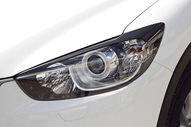 картинка Mazda CX-5 2011-2015 Накладки на передние фары (реснички) компл.-2 шт. магазин  StreetTuning 