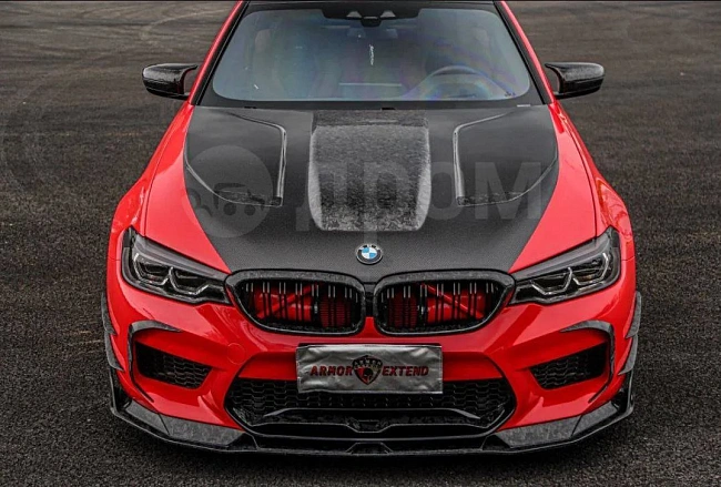 картинка Сплиттер (губа) на передний бампер для BMW M5 F90 магазин  StreetTuning 