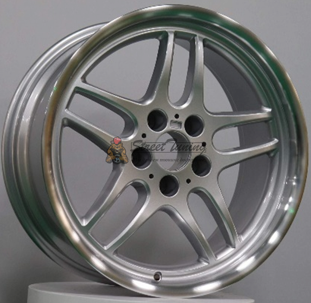 картинка Диски BMW M Parallel Style 37 R17 J9 ET25 5X120 silver + chrome lip от магазина  StreetTuning