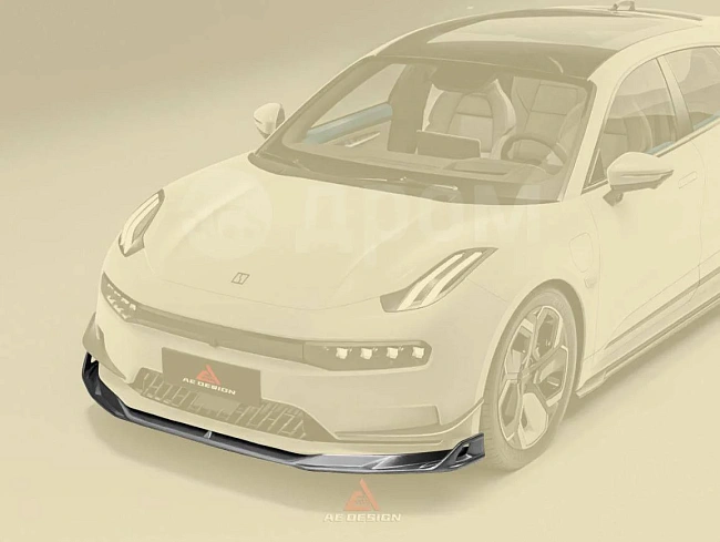картинка Сплиттер (губа) на передний бампер для Zeekr 001 2020-2023 магазин  StreetTuning 