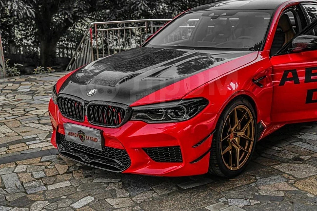 картинка Канарды на передний бампер для BMW M5 F90 2018 магазин  StreetTuning 