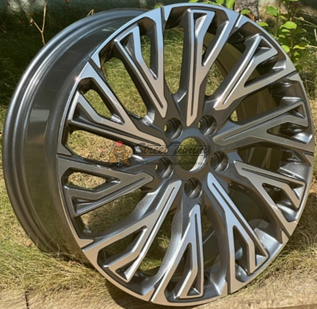 картинка Диски Купить Hongqi FBX233 R18 J7 ET53.5 5X112 graphite+pllished магазин  StreetTuning 