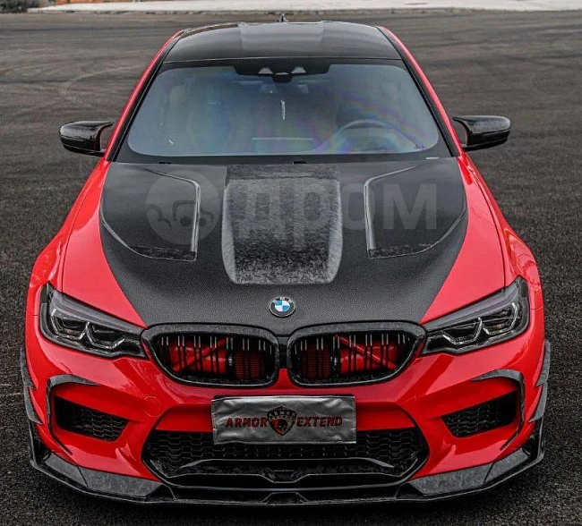 картинка Сплиттер (губа) на передний бампер для BMW M5 F90 магазин  StreetTuning 