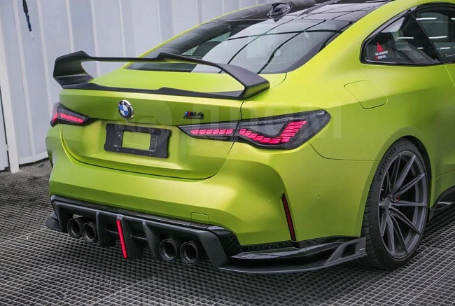 картинка Задний диффузор v2 BMW G80 G82 G83 M3 M4 магазин  StreetTuning 