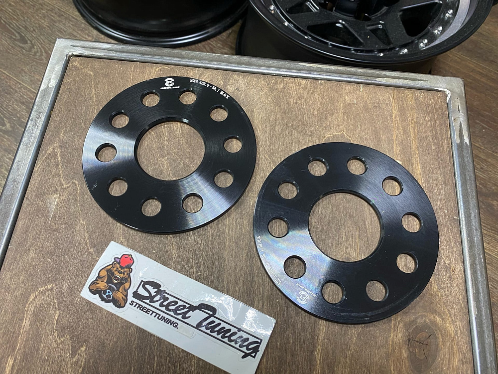 картинка Проставка Starleks 5 мм 5x108 цо 58.1 сквозная Black от магазина  StreetTuning