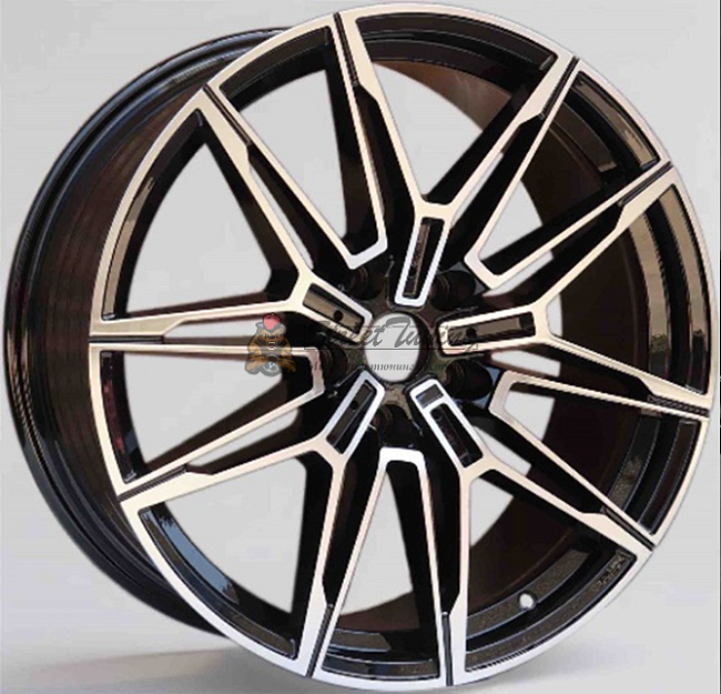 картинка Диски  Powcan BK5938 R20 J8,5 ET30 5X120 black+polished магазин  StreetTuning 