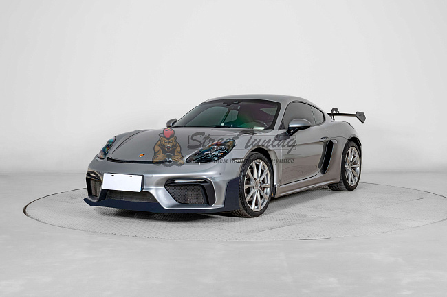картинка Комплект обвеса GT4 RS (реплика) с антикрылом GT4 для Porsche 718 Boxster (982) и Cayman (982C) 2017+ магазин  StreetTuning 