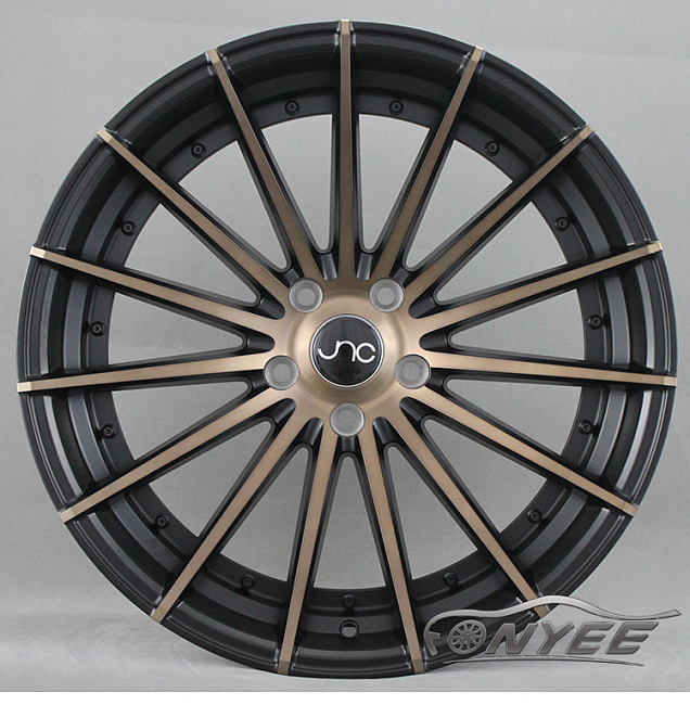 картинка Новые диски JNC 042 R19 5X114,3 ET35 J9,5 бронза + черный мат магазин  StreetTuning 