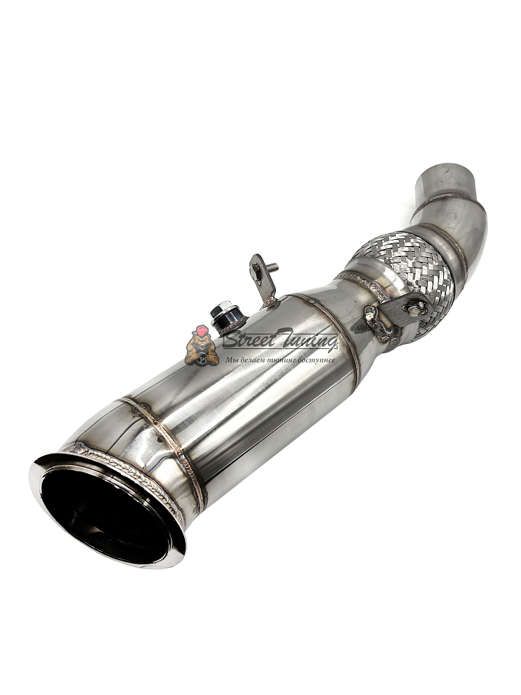 картинка Даунпайп 4 дюйма для BMW 228i 228ix/11-16 320i 320ix 328i 328ix/13-16 428i N20 от магазина  StreetTuning