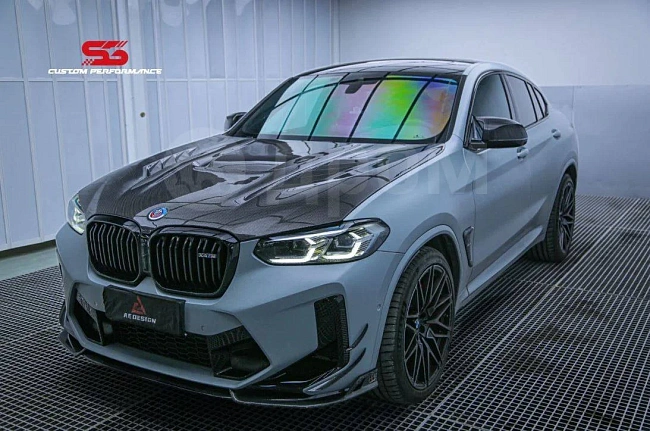 картинка Канарды на перед бампер AE Desig для BMW X3M/C X4M/C F97 F98 LCI 2022 магазин  StreetTuning 