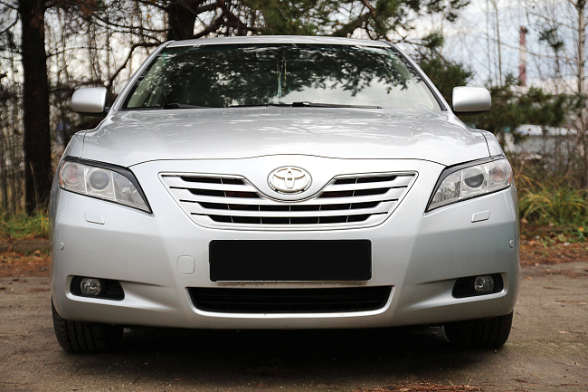 картинка Toyota Camry V40 (дорестайлинг) 2006—2009 Накладки на фары (реснички) компл.-2 шт. магазин  StreetTuning 