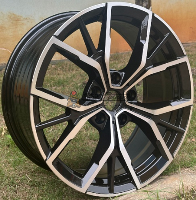 картинка Диски HRE FF10 R19 J8 ET30 5X112 black+polished магазин  StreetTuning 