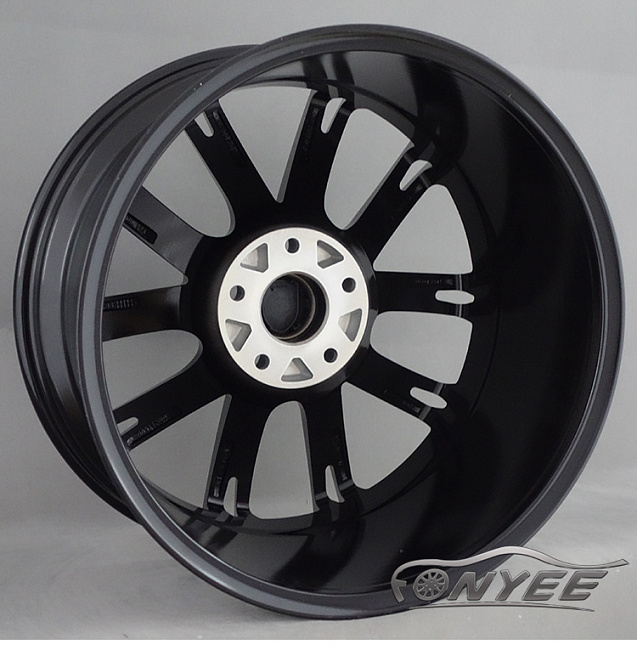 картинка Новые диски Porsche Exclusive Design Black R20 5X112 ET19 J9 черный глянец + серебро магазин  StreetTuning 