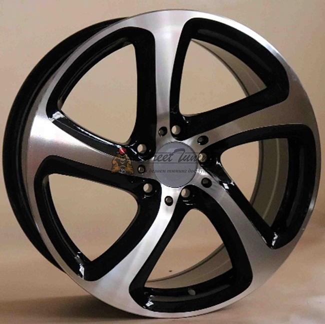 картинка Диски Mercedes-Benz W213 R18 J8 ET43 5X112 black+polished магазин  StreetTuning 
