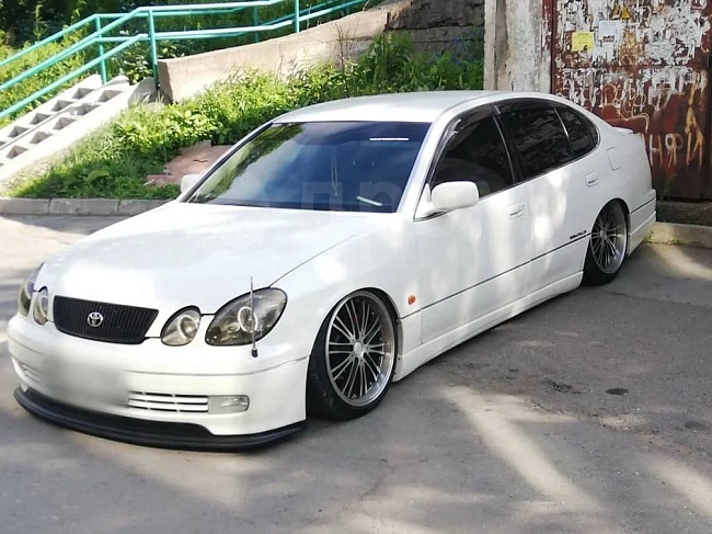 картинка Накладка на передний бампер Abflug для Toyota Aristo jzs160 магазин  StreetTuning 