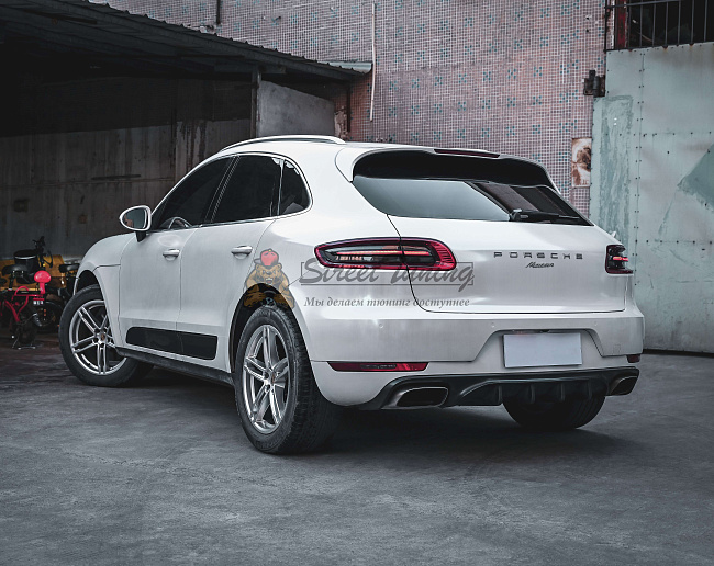 картинка Нижняя накладка заднего бампера KDA для Porsche Macan 95B.1/95B.2 (2014–2021) магазин  StreetTuning 