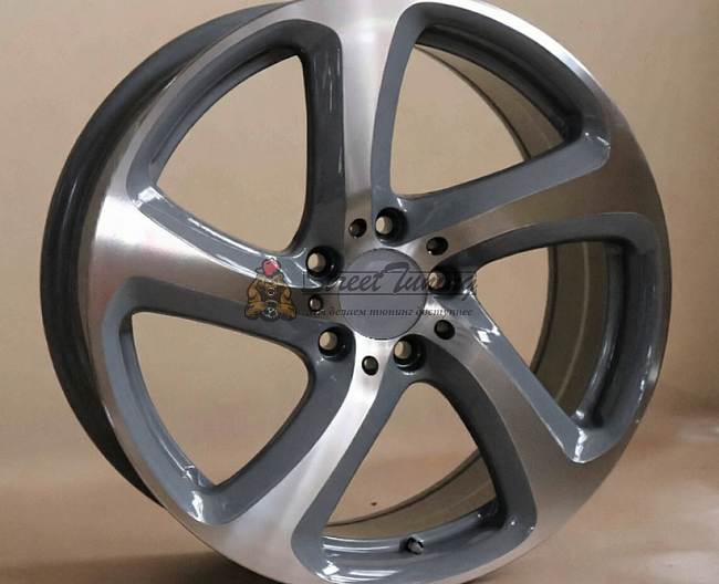 картинка Диски Mercedes-Benz W213 R18 J8 ET43 5X112 gray+polished магазин  StreetTuning 