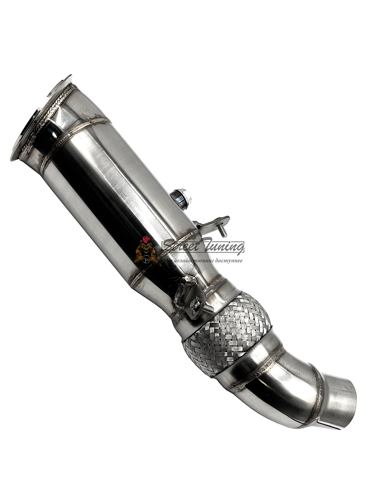 картинка Даунпайп 4 дюйма для BMW 228i 228ix/11-16 320i 320ix 328i 328ix/13-16 428i N20 от магазина  StreetTuning