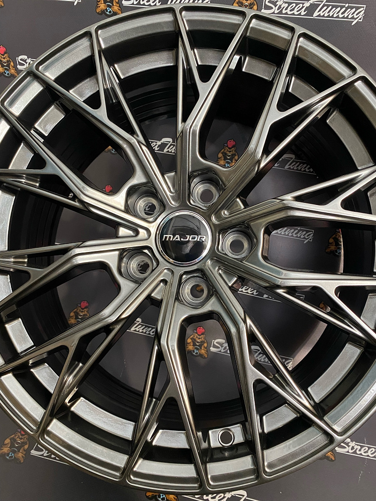 картинка Новые диски Hre XF015 R17 J7.5 ET35 5X114.3, Hyper Black от магазина  StreetTuning