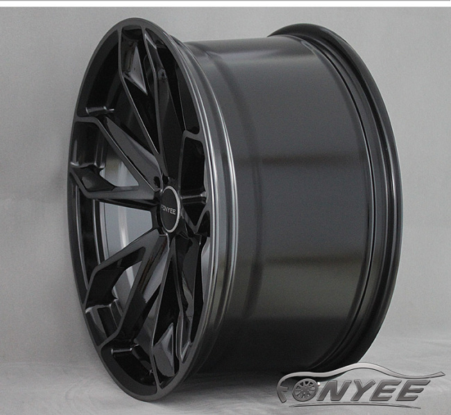 картинка Новые диски HRE S201 Replika R19 5X120 ET35 J8,5, черные + серебро магазин  StreetTuning 