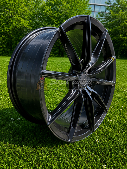 картинка Новые диски Wheelforce germany R17 J7.5 ET38 5x100 Black Mat магазин  StreetTuning 