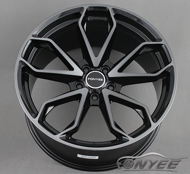 картинка Новые диски HRE S201 Replika R19 5X120 ET35 J8,5, черные + серебро магазин  StreetTuning 