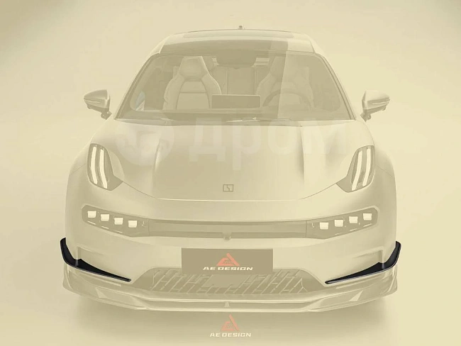 картинка Канарды на передний бампер для Zeekr 001 2020-2023 магазин  StreetTuning 