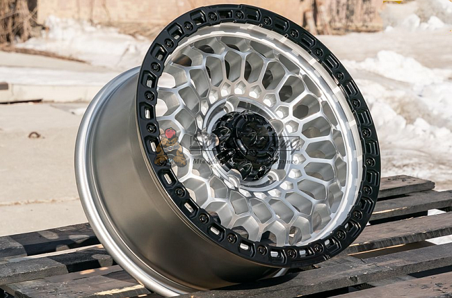 картинка Диски Beadlock Style Wheels 357 R17 J8.5 ET25 5X150 Silver+black магазин  StreetTuning 