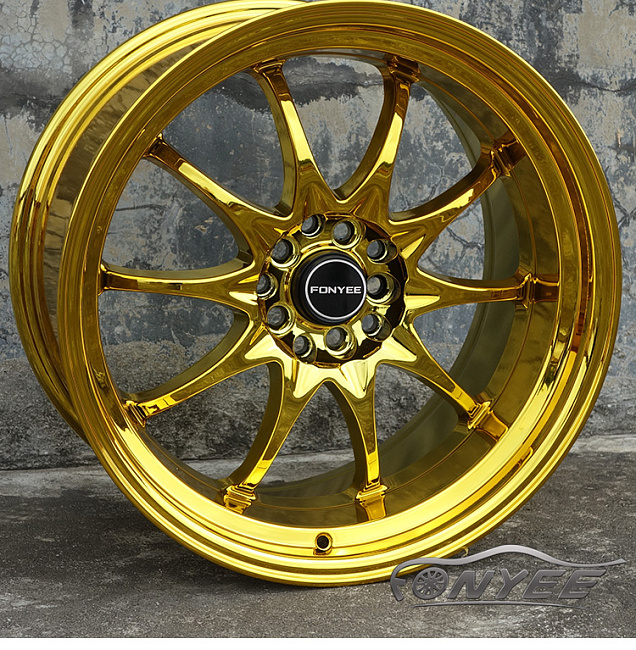 картинка Новые диски Rays CE28 R18 5x100-5x114,3 ET35 J10,5 золотой хром магазин  StreetTuning 