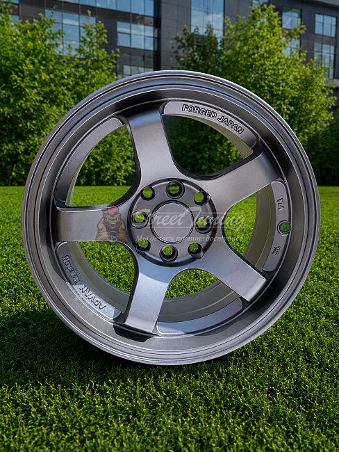 картинка Новые диски RAYS TE37 R14 J7 ET10 4x100/4X114.3 Графит магазин  StreetTuning 
