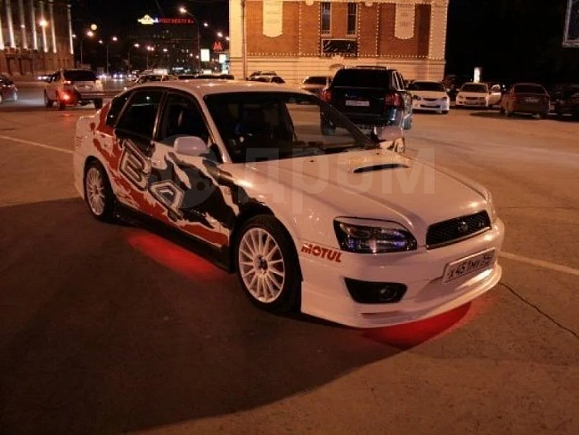 картинка Накладка на передний бампер Wangan для Subaru Legacy B4 BE магазин  StreetTuning 