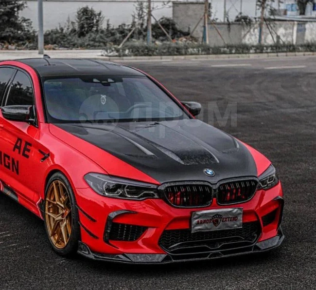 картинка Сплиттер (губа) на передний бампер для BMW M5 F90 магазин  StreetTuning 