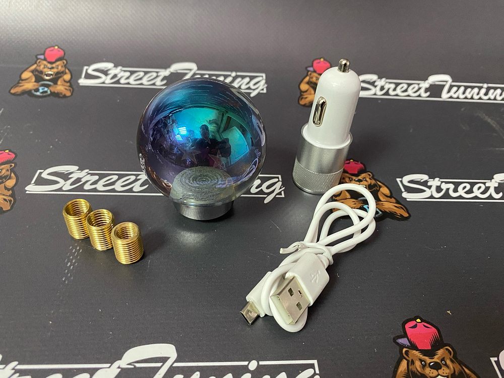 картинка Ручка кпп BALL (ШАР), с подсветкой JDM от магазина  StreetTuning