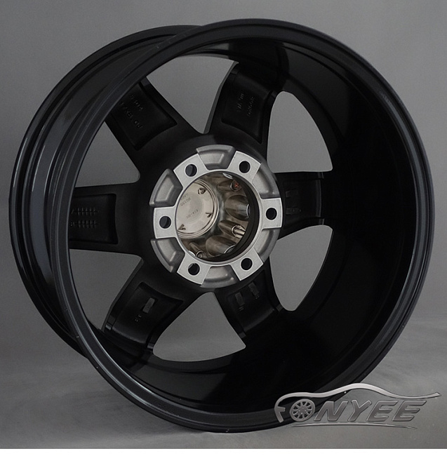 картинка Новые диски Powcan модель R17 J8 ET0 6x139,7 черный глянец магазин  StreetTuning 