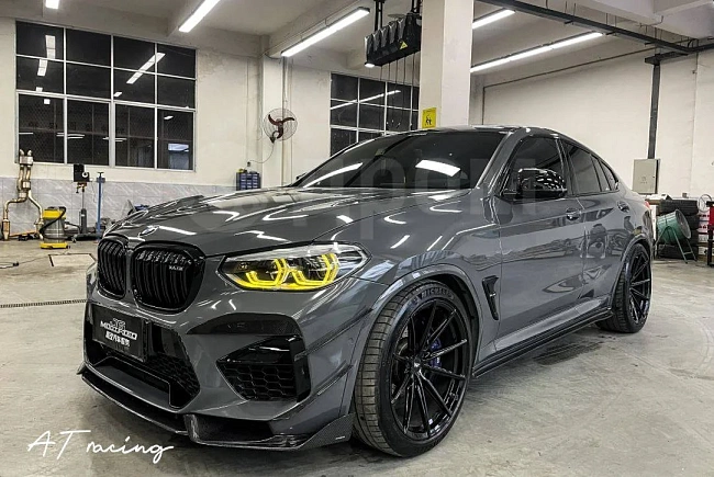 картинка Канарды на передний бампер V1 для BMW X3M/C X4M/C F97 F98 2019-2021 магазин  StreetTuning 