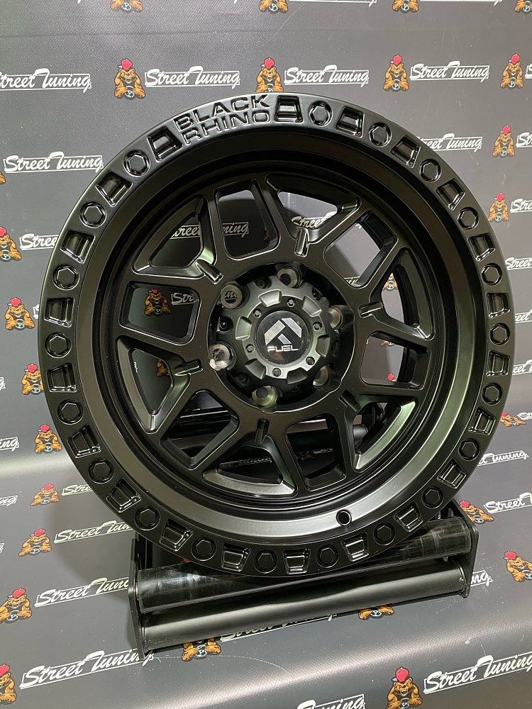 картинка Новые диски FUEL (Black Rhino KELSO) R17 J9 ET0 6X139.7 MATT BLACK от магазина  StreetTuning